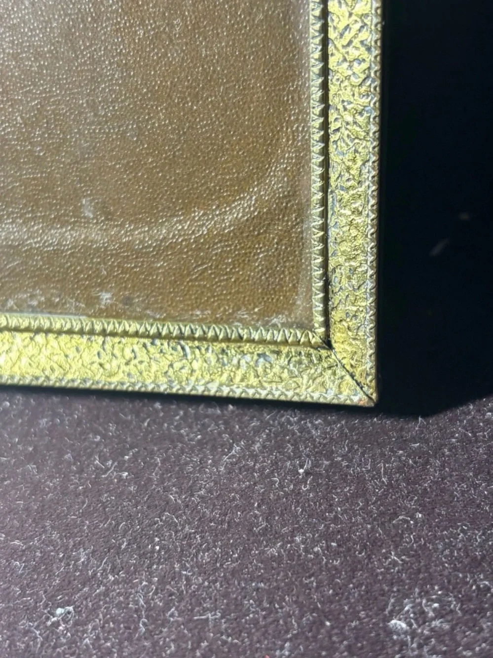Gold Picture Frame with Decorative Edge -